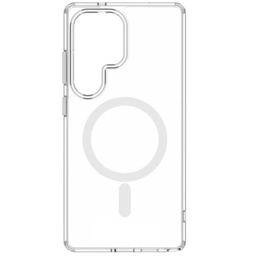 Foto - MagSafe silikonový kryt pro Samsung Galaxy S25 Ultra - Průhledný