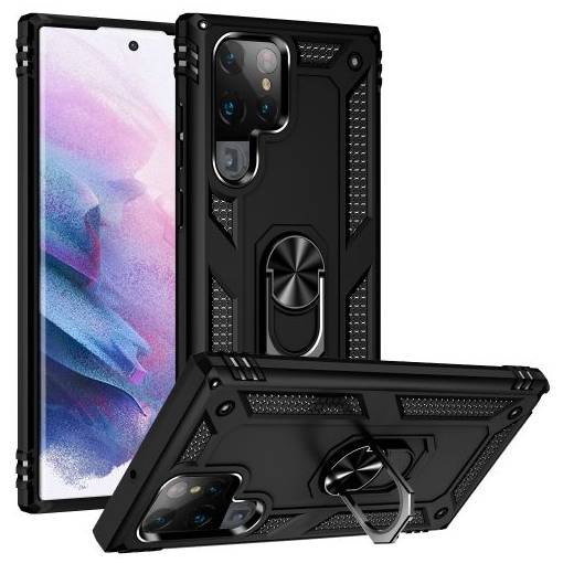 Foto - Armor silikonový kryt pro Samsung Galaxy S22 Ultra 5G - Černý