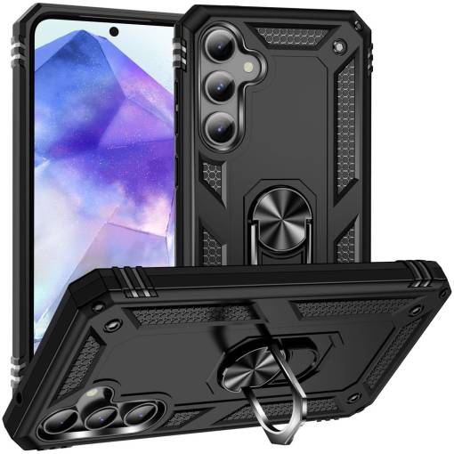 Foto - Armor silikonový kryt pro Samsung Galaxy A35 5G a A55 5G - Černý