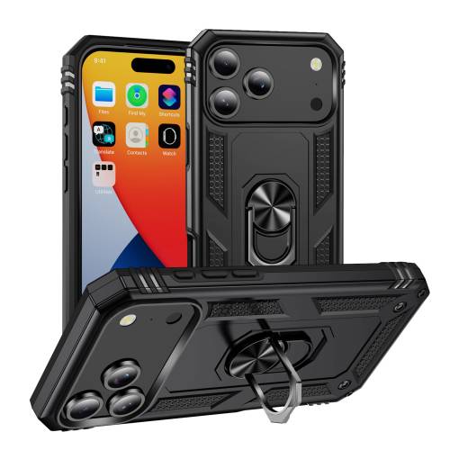 Foto - Armor silikonový kryt pro iPhone 17 Pro - Černý