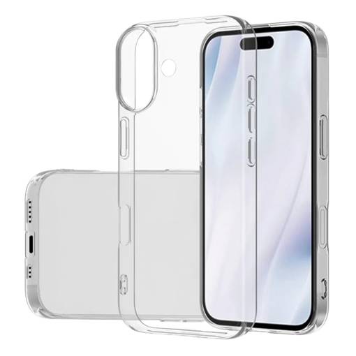 Foto - Silikonový kryt pro iPhone 17 - Transparentní