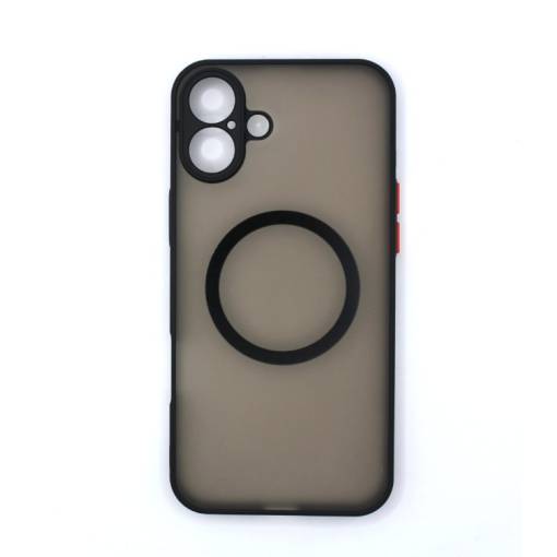 Foto - MagSafe silikonový kryt pro iPhone 17 - Černý