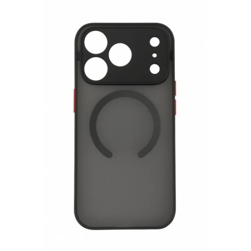Foto - MagSafe silikonový kryt pro iPhone 17 Pro - Černý