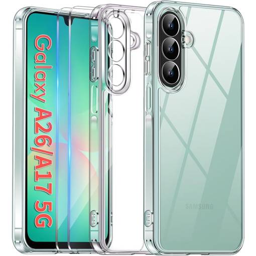 Foto - Silikonový kryt pro Samsung Galaxy A26 5G - Průhledný