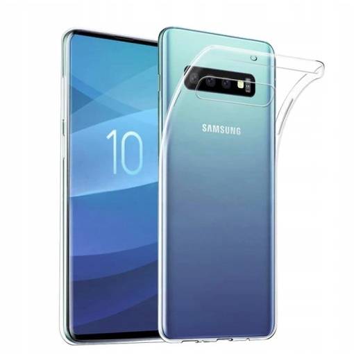 Foto - Silikonový kryt pro Samsung Galaxy S10 - Průhledný