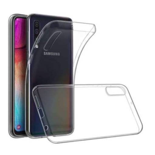 Foto - Silikonový kryt pro Samsung Galaxy A70, A70S - Průhledný