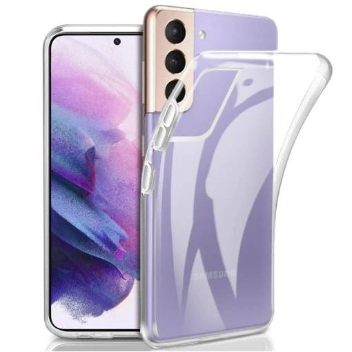 Foto - Silikonový kryt pro Samsung Galaxy S21 - Průhledný