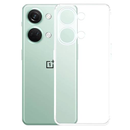Foto - Silikonový kryt pro OnePlus Nord 3 - Průhledný