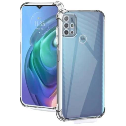 Foto - Silikonový kryt pro Motorola Moto G10, G20 a G30 - Průhledný