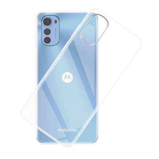 Foto - Silikonový kryt pro Motorola Moto E32s - Průhledný