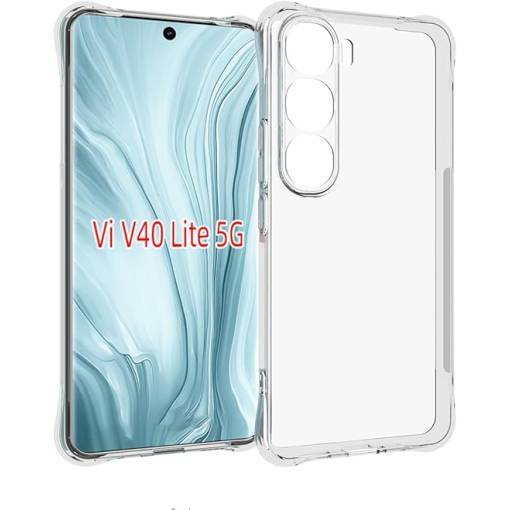 Foto - Silikonový kryt pro Vivo V40 Lite - Průhledný