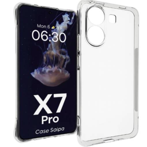 Foto - Silikonový kryt pro Xiaomi POCO X7 Pro - Průhledný