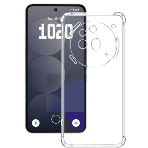 Foto - Silikonový kryt pro Nothing Phone (3a) Pro - Průhledný