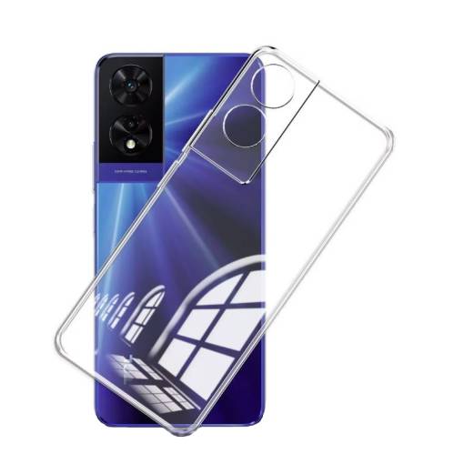 Foto - Silikonový kryt pro TCL 505 - Průhledný