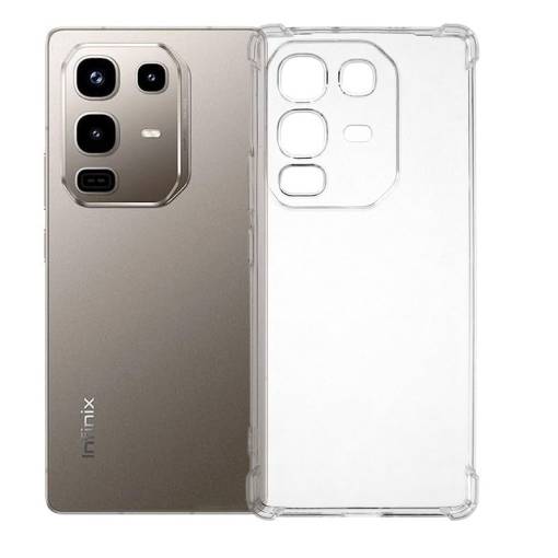 Foto - Silikonový kryt pro Infinix Note 50 Pro+ - Průhledný