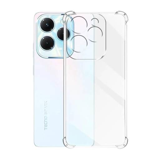 Foto - Silikonový kryt pro Infinix Hot 40 Pro - Průhledný