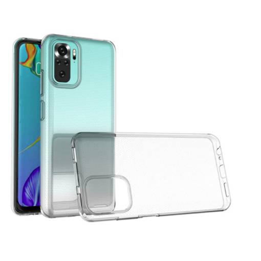 Foto - Silikonový kryt pro Xiaomi Redmi Note 10S - Průhledný