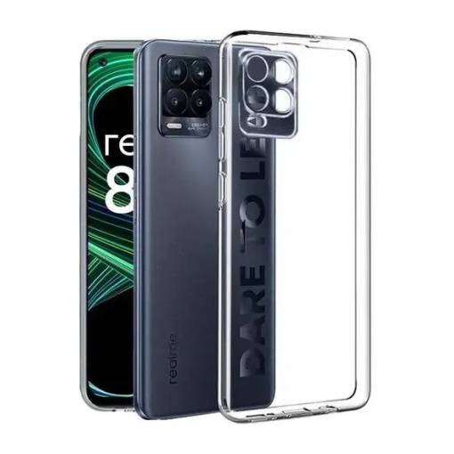 Foto - Silikonový kryt pro Realme 8 - Průhledný