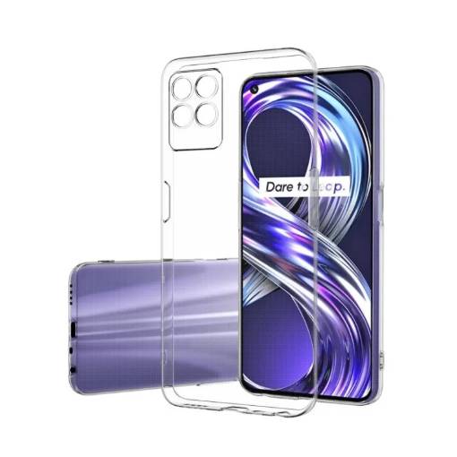 Foto - Silikonový kryt pro Realme 8i - Průhledný