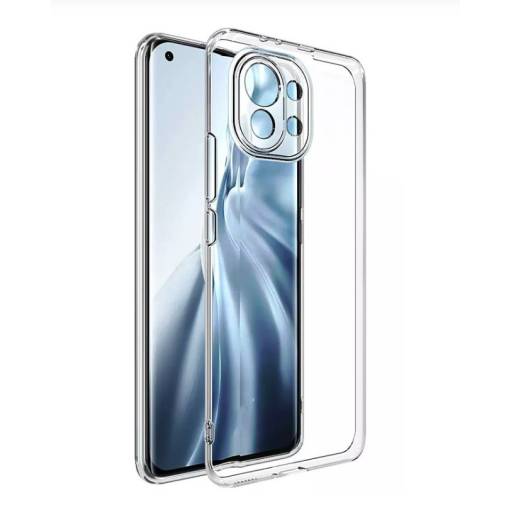Foto - Silikonový kryt pro Xiaomi Mi 11 Lite 5G - Průhledný