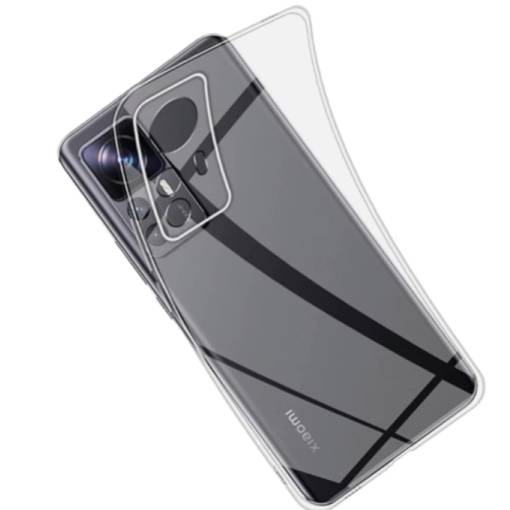 Foto - Silikonový kryt pro Xiaomi 12T Pro - Průhledný