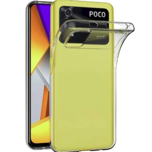 Foto - Silikonový kryt pro Xiaomi POCO M4 5G - Průhledný