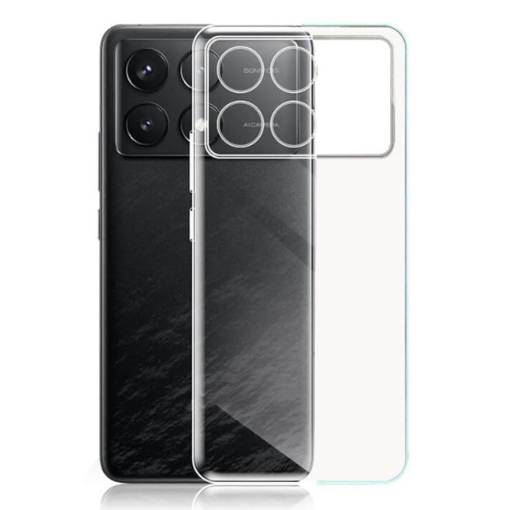 Foto - Silikonový kryt pro Xiaomi POCO X6 Pro 5G - Průhledný