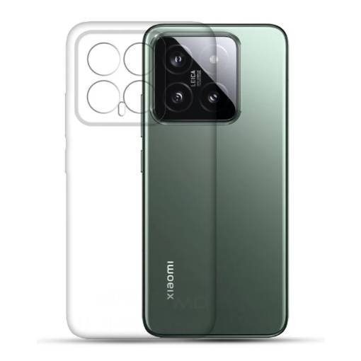 Foto - Silikonový kryt pro Xiaomi 14 - Průhledný