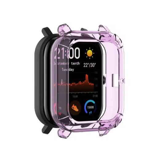 Foto - Silikonový rámeček pro Amazfit GTS - Fialový