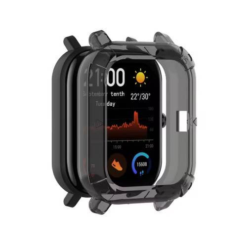 Foto - Silikonový rámeček pro Amazfit GTS - Černý
