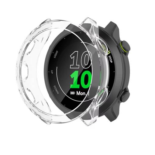 Foto - Silikonový rámeček pro Garmin Forerunner 55 - Transparentní