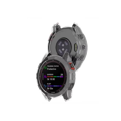 Foto - Silikonový rámeček pro Garmin Fénix 5, 5 Plus - Transparentní