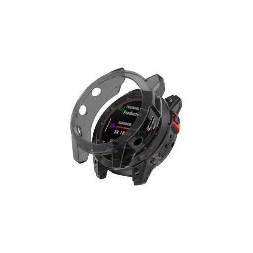 Foto - Silikonový rámeček pro Garmin Fénix 7X - Černý