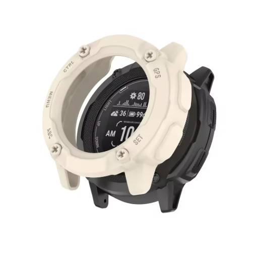Foto - Silikonový rámeček pro Garmin Instinct 2X - Béžový