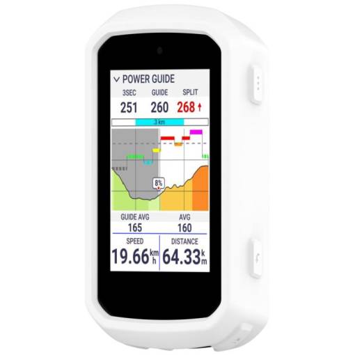 Foto - Silikonový kryt pro Garmin Edge 550, 850 - Bílý