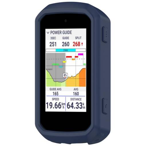 Foto - Silikonový kryt pro Garmin Edge 550, 850 - Modrý