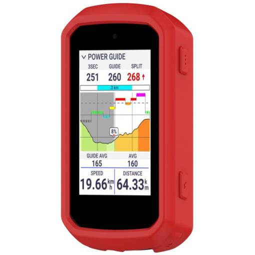 Foto - Silikonový kryt pro Garmin Edge 550, 850 - Červený