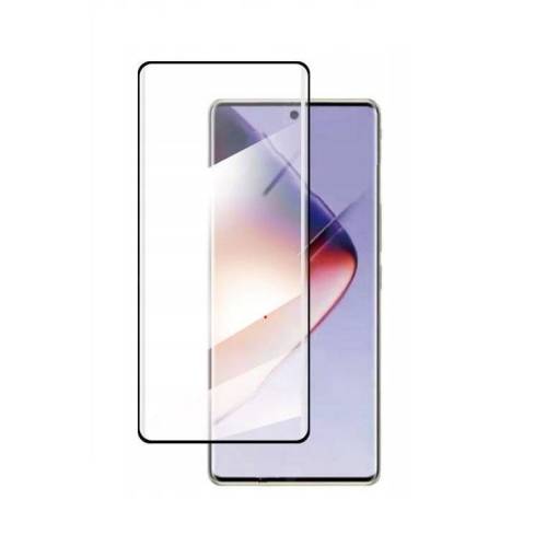 Foto - Ochranné sklo pro Infinix Hot 50 Pro+ - Černé, zaoblené