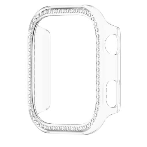 Foto - Ochranný rámeček s kamínky pro Xiaomi Redmi Watch 6 - Transparentní