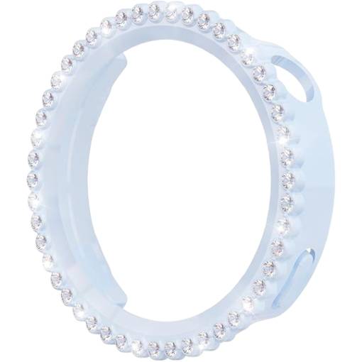 Foto - Ochranný rámeček s kamínky pro Huawei Watch GT 6 41mm - Modrý