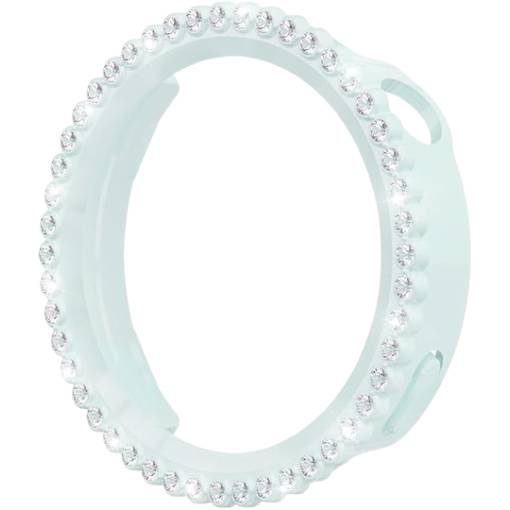 Foto - Ochranný rámeček s kamínky pro Huawei Watch GT 6 41mm - Zelený