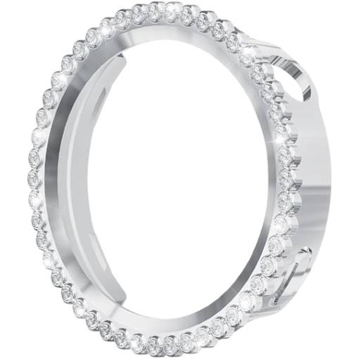 Foto - Ochranný rámeček s kamínky pro Huawei Watch GT 6 41mm - Stříbrný