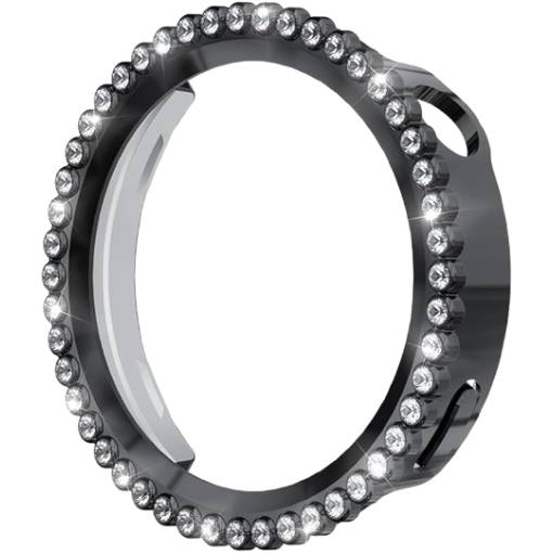 Foto - Ochranný rámeček s kamínky pro Huawei Watch GT 6 41mm - Černý