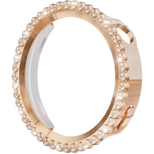 Foto - Ochranný rámeček s kamínky pro Huawei Watch GT 6 41mm - Měděný