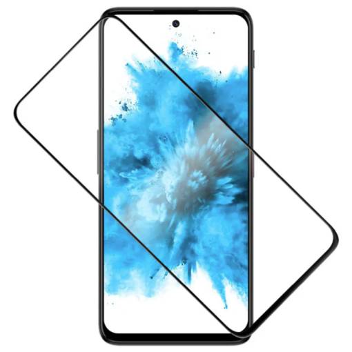 Foto - Ochranné sklo pro Cubot Hafury Meet - Černé, zaoblené