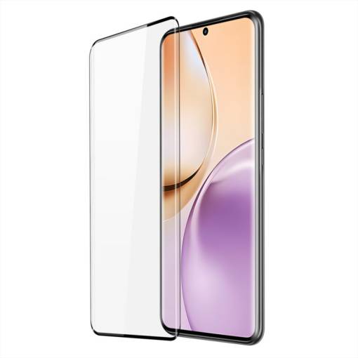 Foto - Ochranné sklo pro Realme 14 Pro - Černé, zaoblené