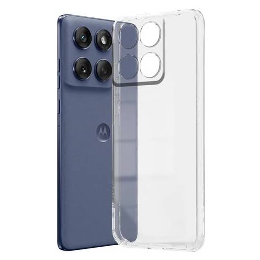 Foto - Silikonový kryt pro Motorola Moto G86 - Průhledný