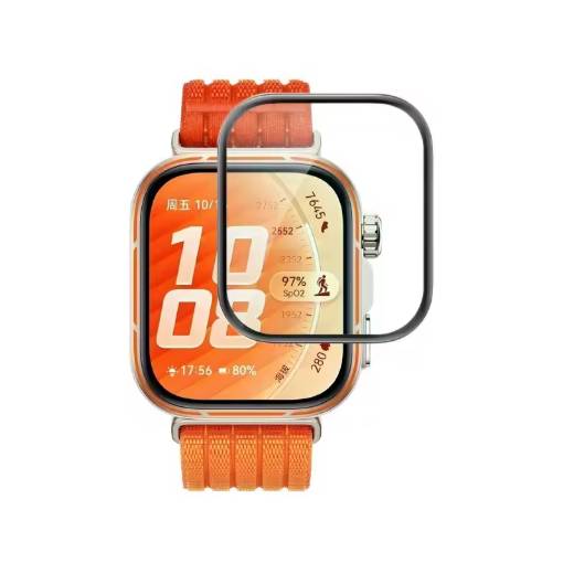 Foto - Ochranná fólie s černým okrajem pro Huawei Watch Fit 5 Pro