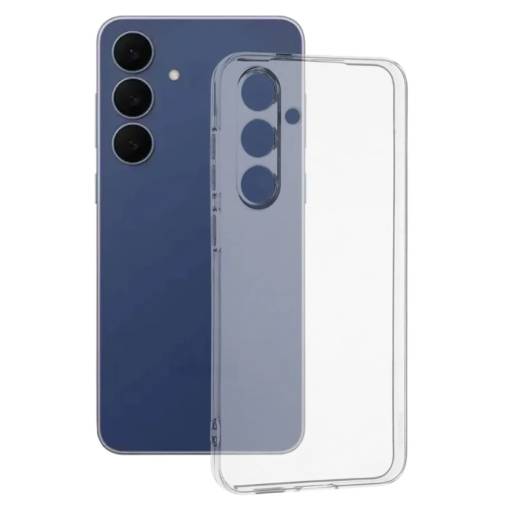 Foto - Silikonový kryt pro Samsung Galaxy S25 FE - Průhledný