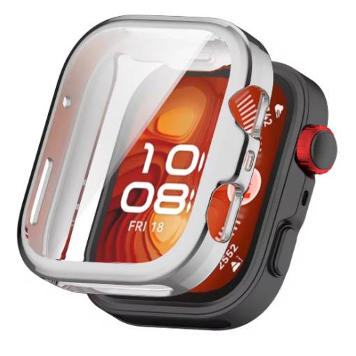 Foto - Silikonový kryt pro Huawei Watch Fit 5 Pro - Stříbrný